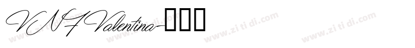 VNF Valentina字体转换